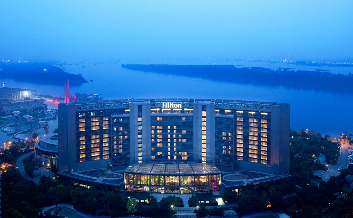 Hilton Nanjing Riverside Esterno foto